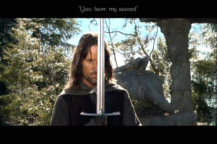Aragorn ready to kick some orc butt